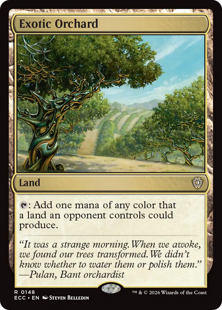 Exotic Orchard [Lorwyn Eclipsed Commander] | Good Games Morley