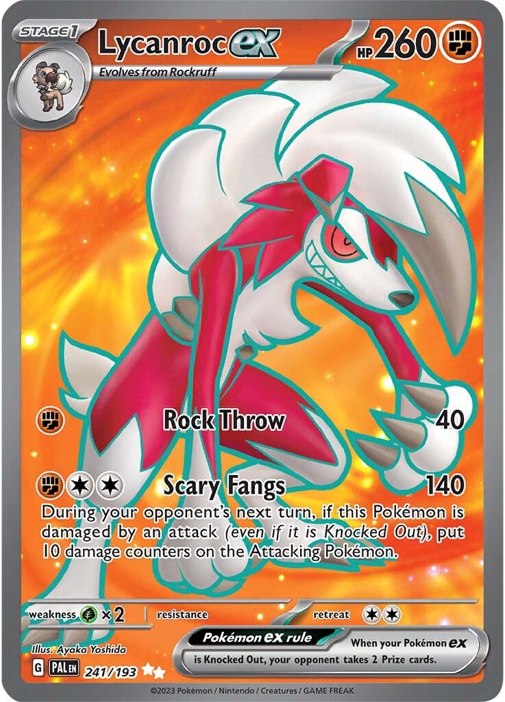 Lycanroc ex (241/193) [Scarlet & Violet: Paldea Evolved] | Good Games Morley