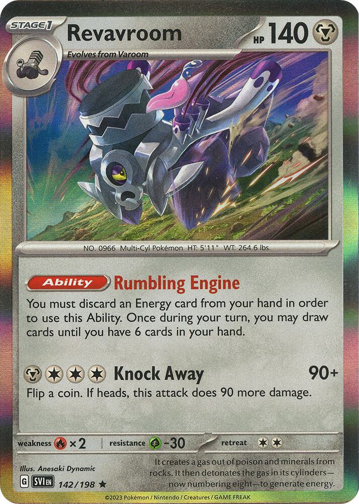 Revavroom 142/198 (SV01: Scarlet & Violet Base Set)  - Holofoil | Good Games Morley