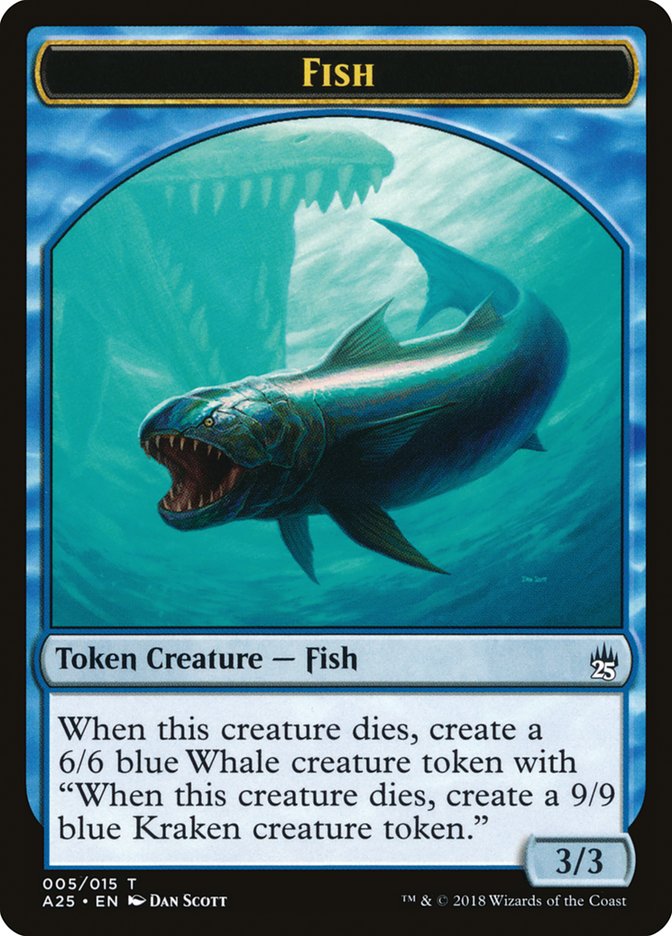 Fish Token [Masters 25 Tokens] | Good Games Morley