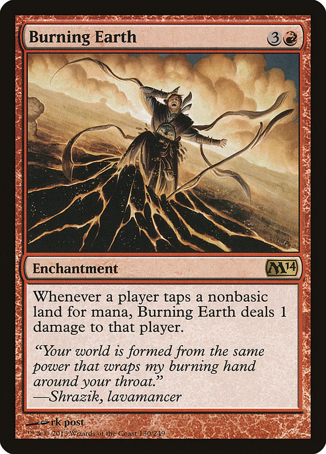 Burning Earth 130 (Magic 2014 (M14))  | Good Games Morley