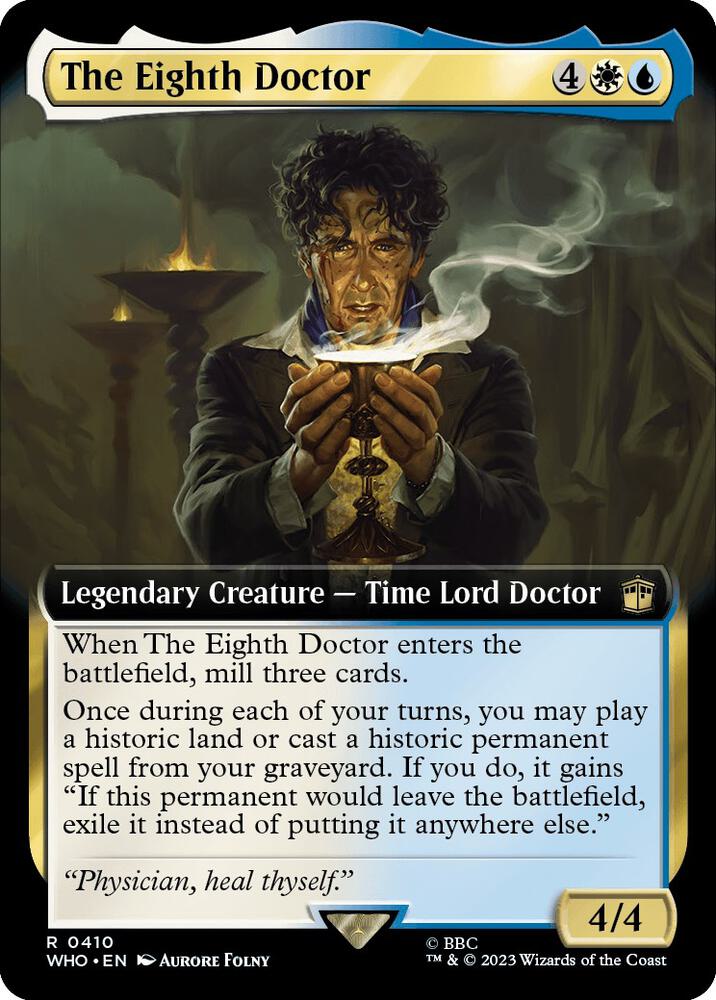 The Eighth Doctor 410 (Universes Beyond: Doctor Who)  - Extended Art Foil | Good Games Morley