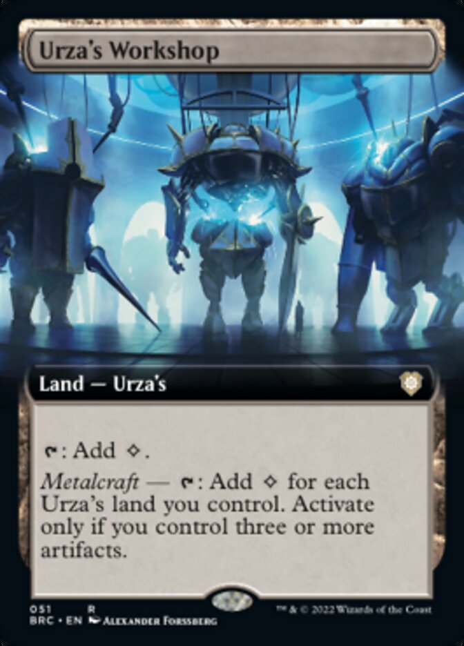 Urza's Workshop (Extended Art) [The Brothers' War Commander] | Good Games Morley