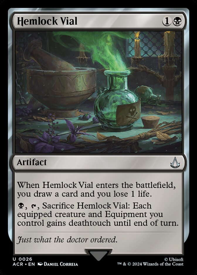 Hemlock Vial 26/110 (Universes Beyond: Assassin's Creed)  | Good Games Morley