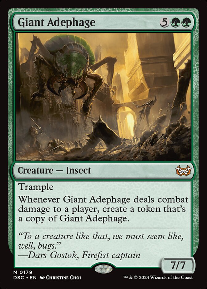Giant Adephage 179/40 (Commander: Duskmourn: House of Horror)  | Good Games Morley