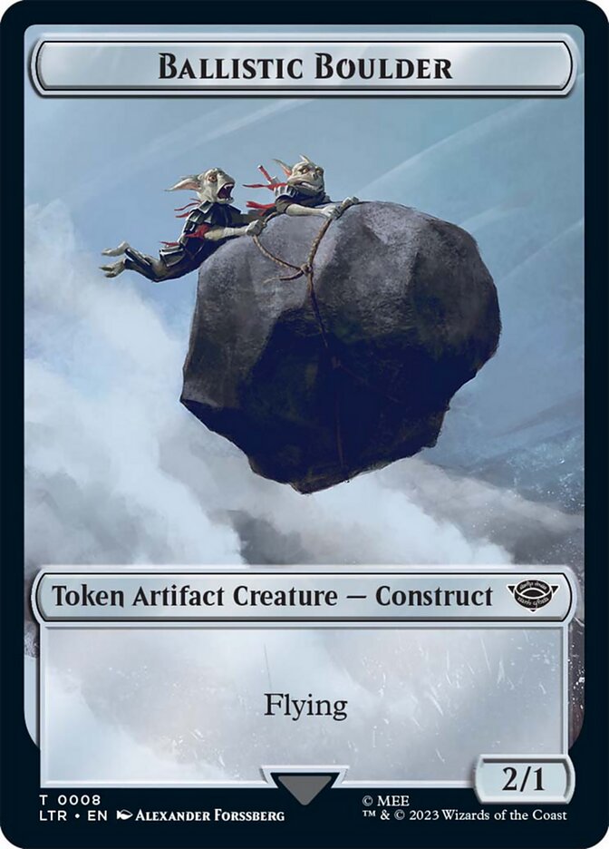 Ballistic Boulder Token [The Lord of the Rings: Tales of Middle-Earth Tokens] | Good Games Morley
