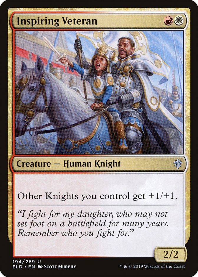 Inspiring Veteran 194/269 (Throne of Eldraine)  | Good Games Morley