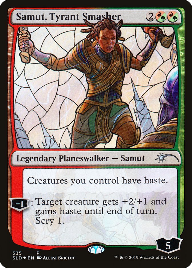 Samut, Tyrant Smasher (Stained Glass) [Secret Lair Drop Promos] | Good Games Morley