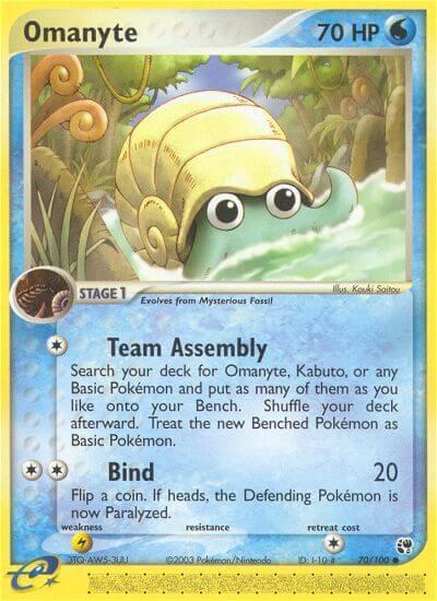 Omanyte 70/100 (EX Sandstorm)  | Good Games Morley