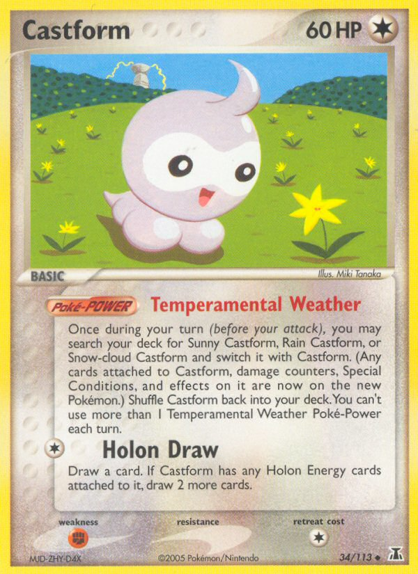 Castform (34/113) [EX: Delta Species] | Good Games Morley