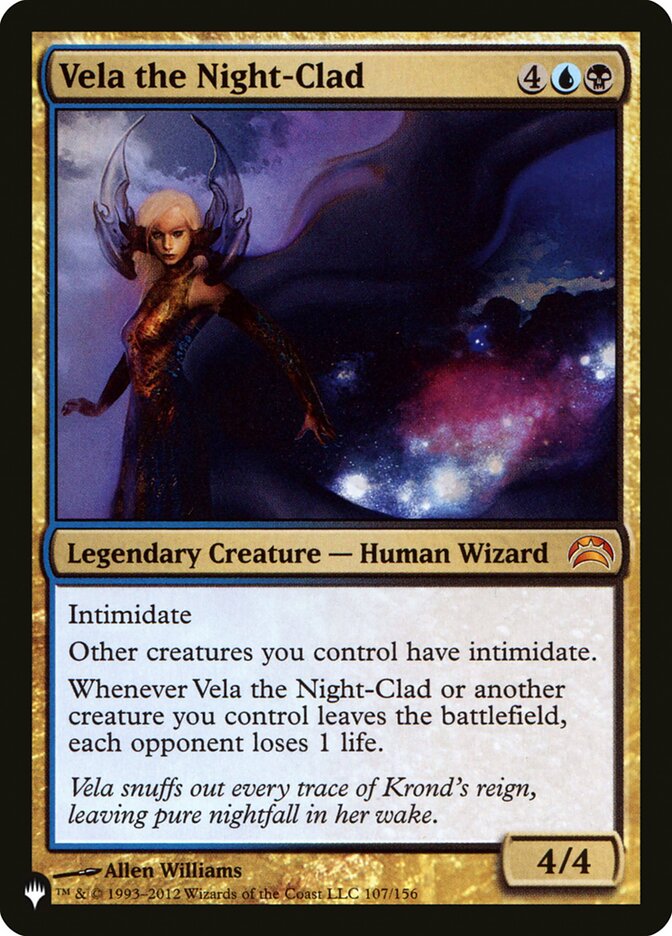 Vela the Night-Clad [The List] | Good Games Morley