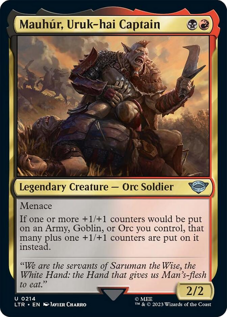 Mauhur, Uruk-hai Captain [The Lord of the Rings: Tales of Middle-Earth] | Good Games Morley