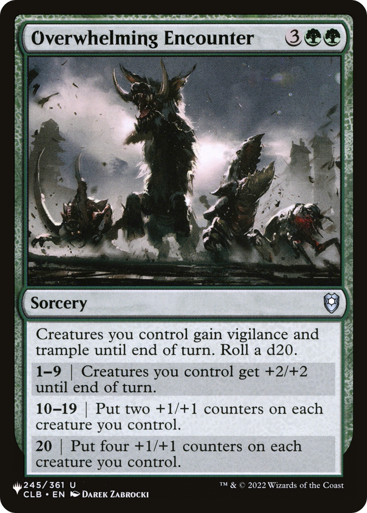 Overwhelming Encounter [The List] | Good Games Morley