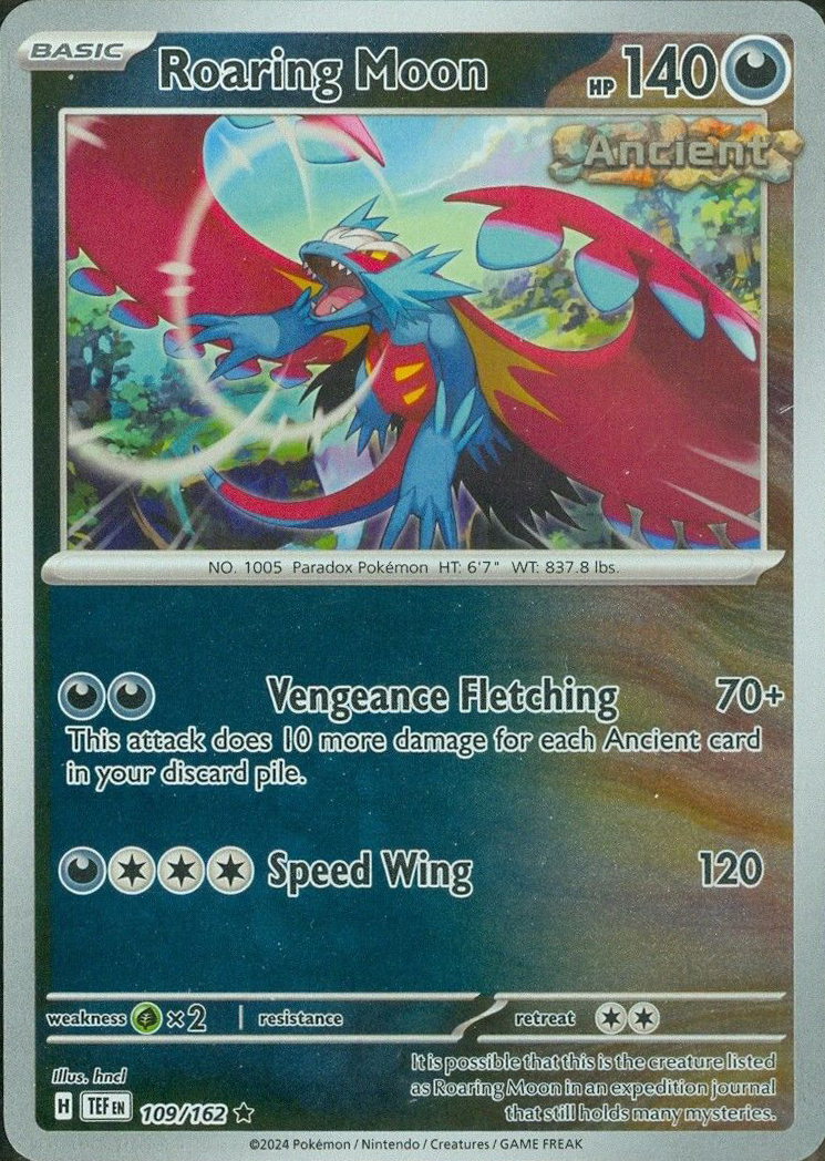 Roaring Moon (109/162) [Scarlet & Violet: Temporal Forces] | Good Games Morley