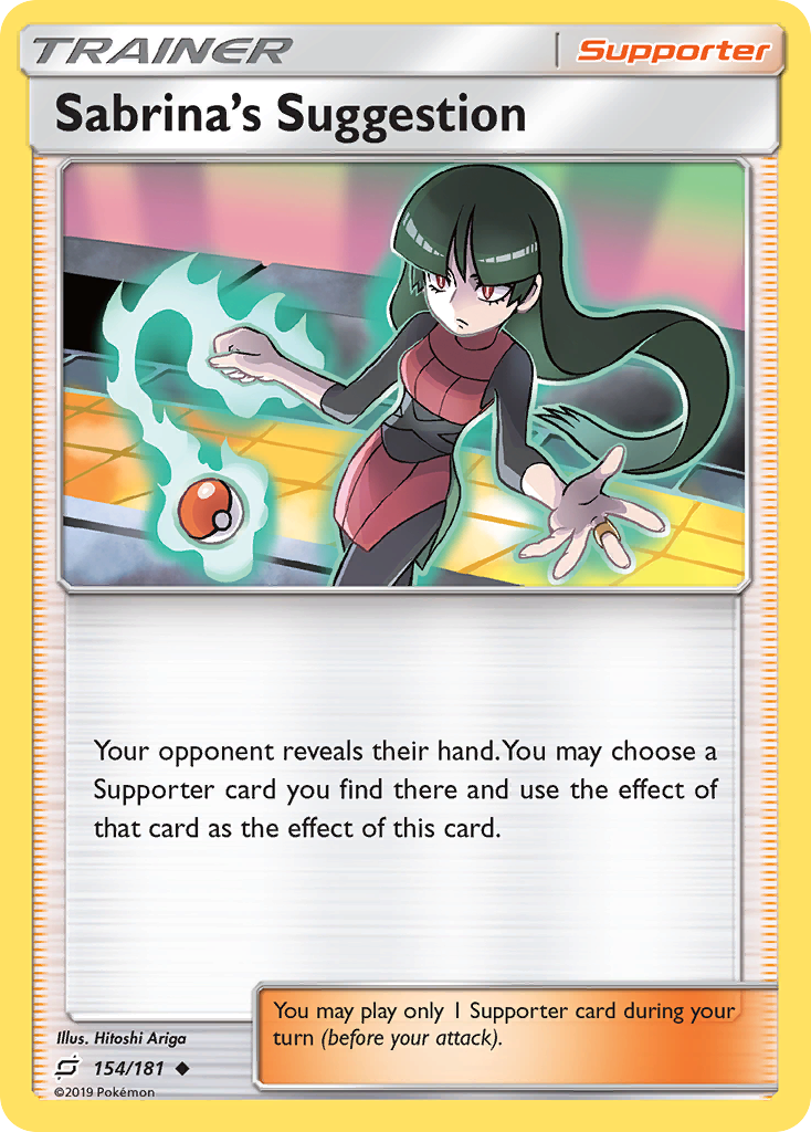 Sabrina's Suggestion (154/181) [Sun & Moon: Team Up] | Good Games Morley