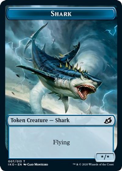Pegasus // Shark Double-Sided Token [Challenger Decks 2021 Tokens] | Good Games Morley