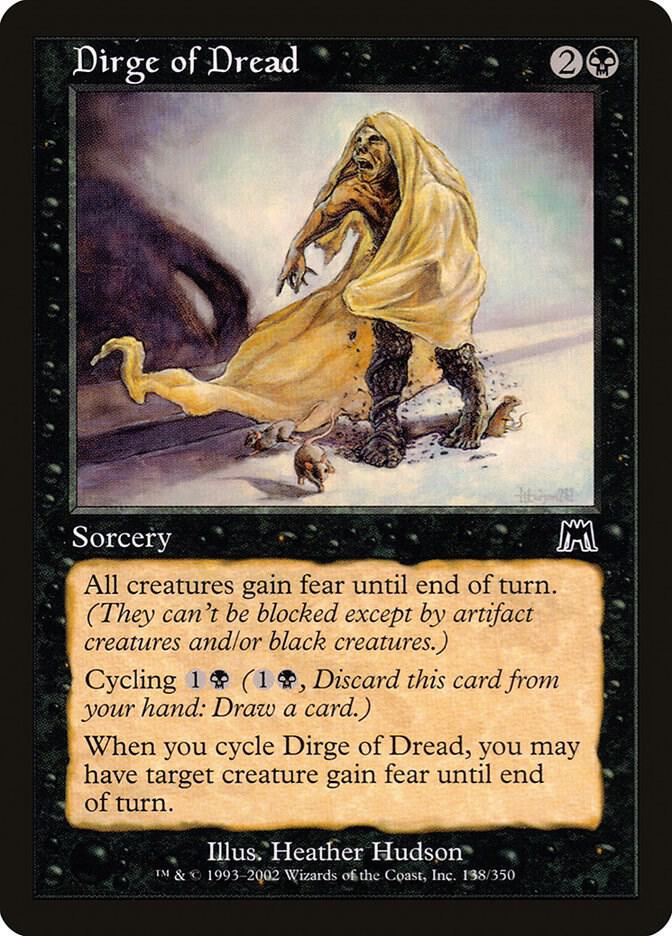 Dirge of Dread 138/350 (Onslaught)  | Good Games Morley