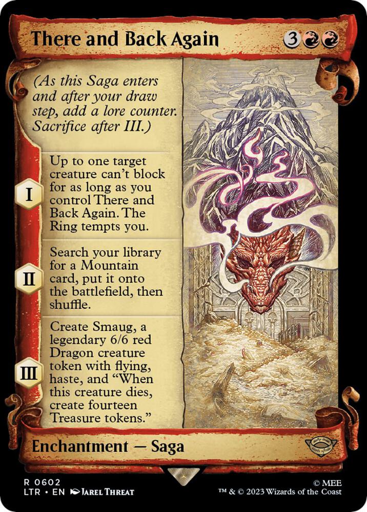 There and Back Again 602 (Universes Beyond: The Lord of the Rings: Tales of Middle-earth)  - Showcase Scroll Foil | Good Games Morley