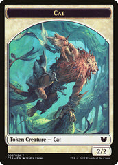 Spirit (023) // Cat Double-Sided Token [Commander 2015 Tokens] | Good Games Morley