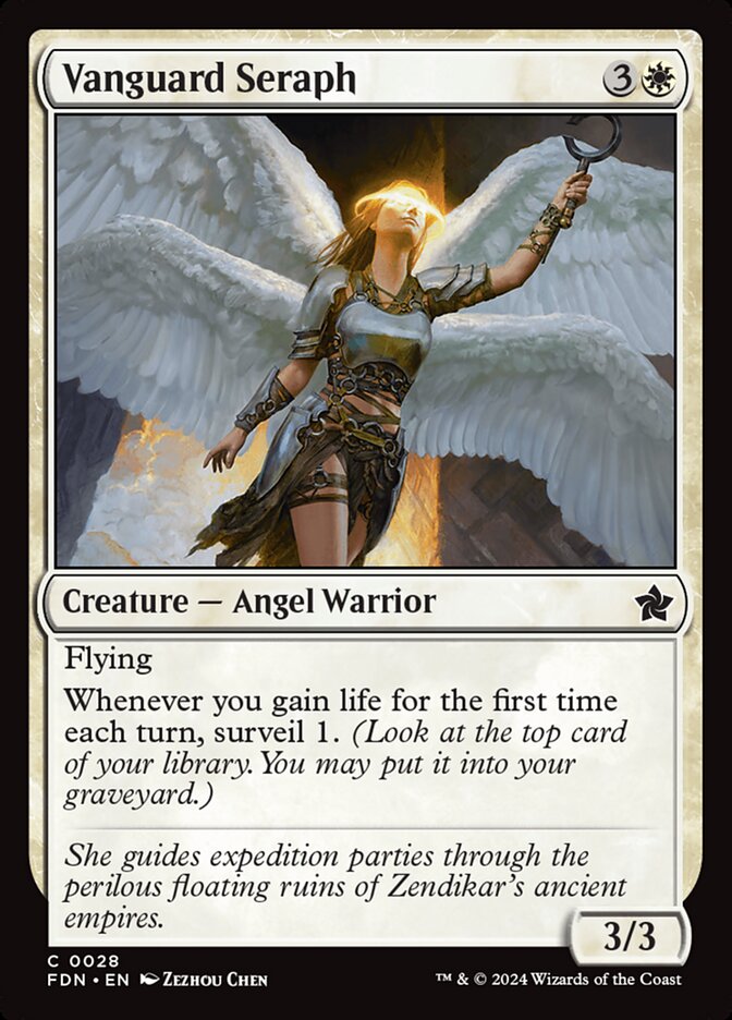 Vanguard Seraph 28/291 (Foundations)  - Foil | Good Games Morley