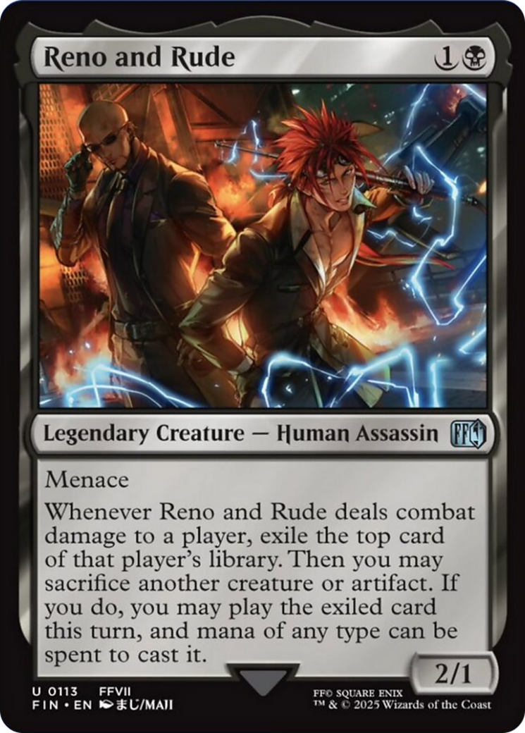 Reno and Rude [FINAL FANTASY] | Good Games Morley