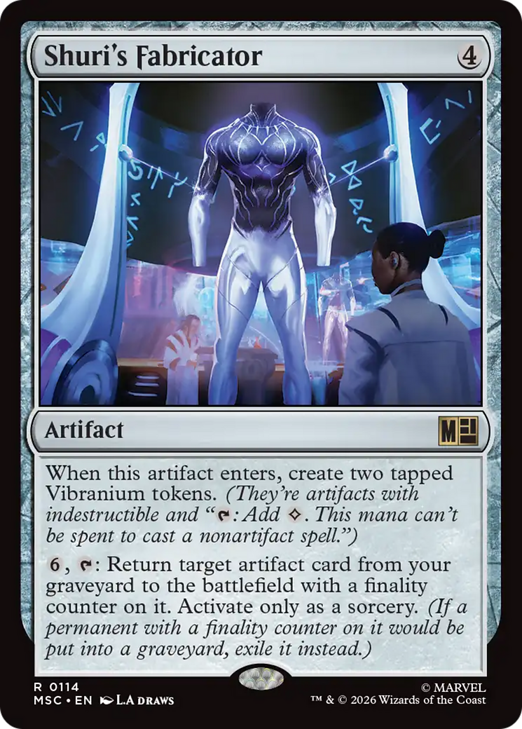Shuri's Fabricator (Surge Foil) [Marvel Super Heroes Commander] | Good Games Morley