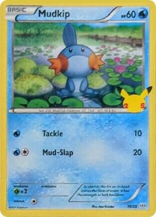 Mudkip 019/025 (McDonald's 25th Anniversary Promos)  - Holofoil | Good Games Morley