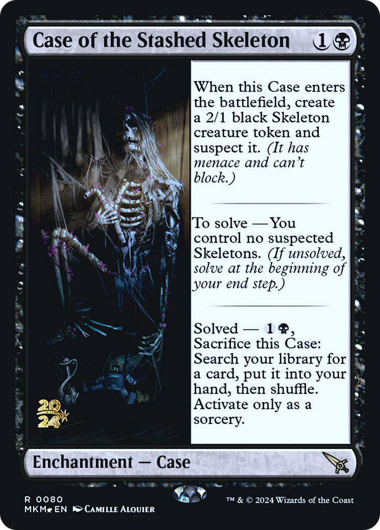 Case of the Stashed Skeleton [Murders at Karlov Manor Prerelease Promos] | Good Games Morley