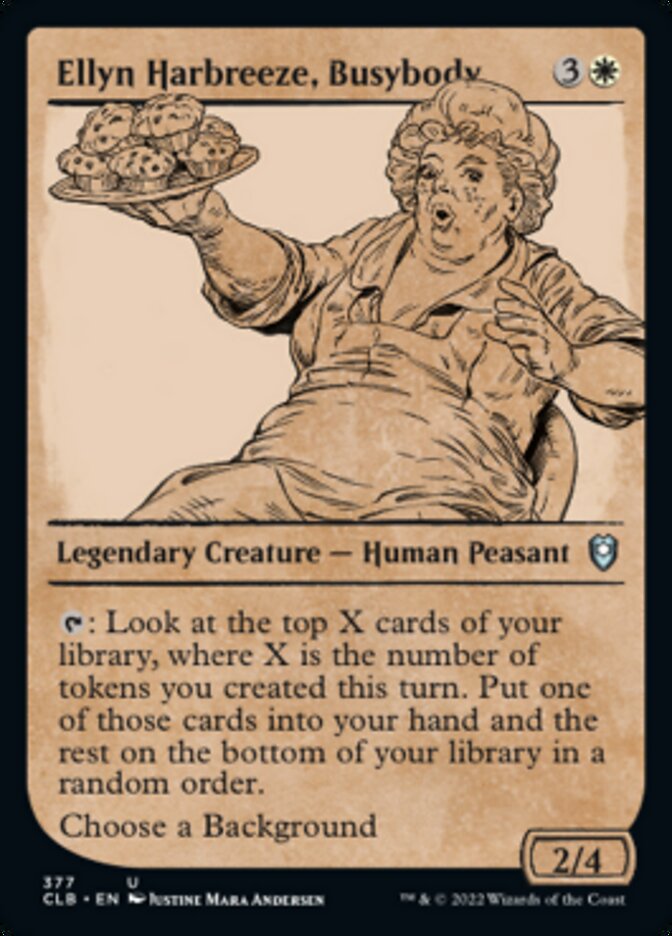 Ellyn Harbreeze, Busybody (Showcase) [Commander Legends: Battle for Baldur's Gate] | Good Games Morley