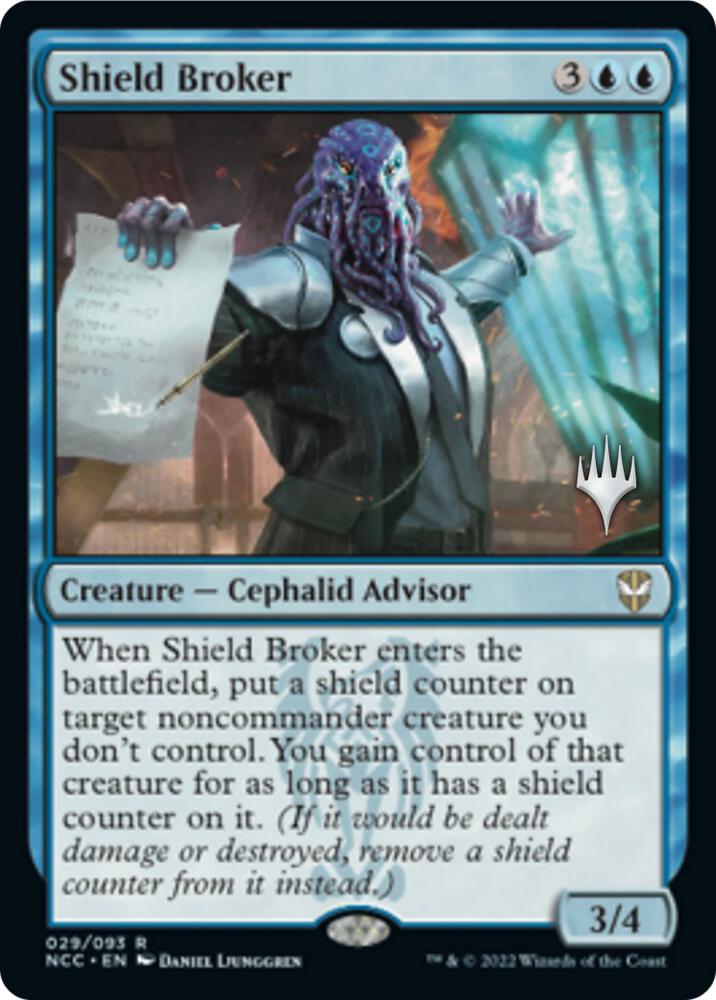 Shield Broker 29 (Promo Pack: Streets of New Capenna)  - Foil | Good Games Morley
