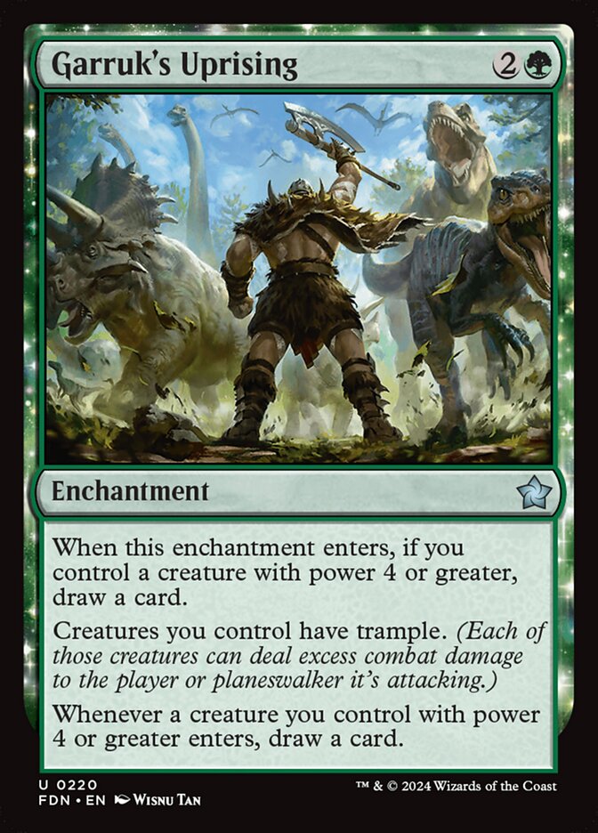 Garruk's Uprising 220 (Foundations)  | Good Games Morley