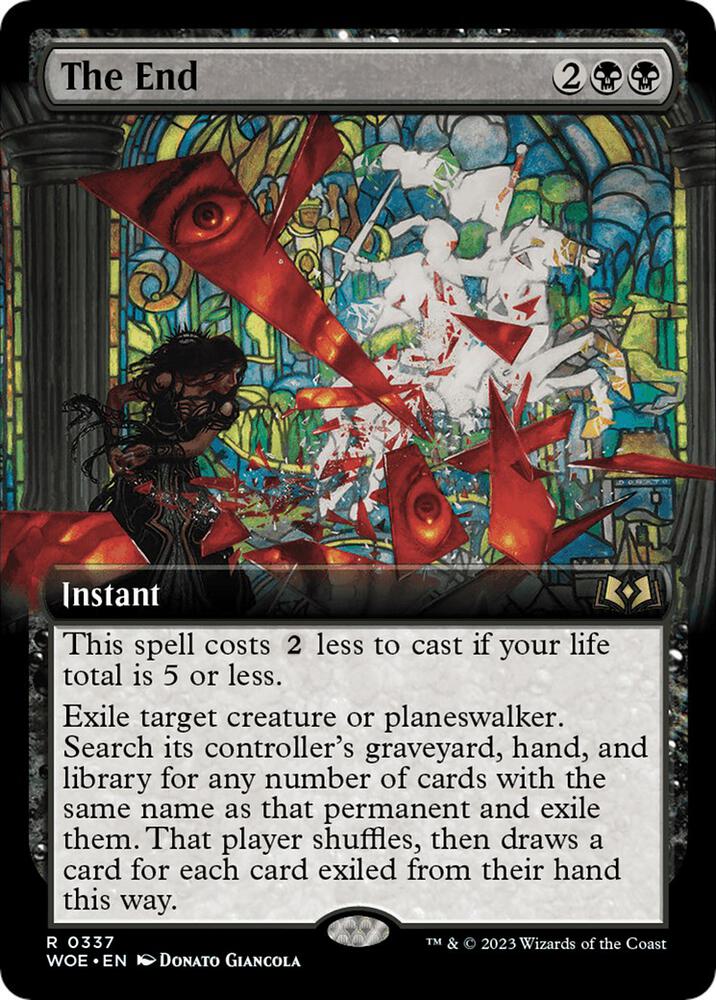 The End Extended Art 337 (Wilds of Eldraine)  - Foil | Good Games Morley