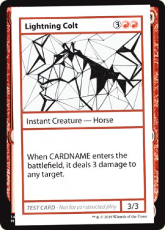 Lightning Colt (2021 Edition) [Mystery Booster Playtest Cards] | Good Games Morley