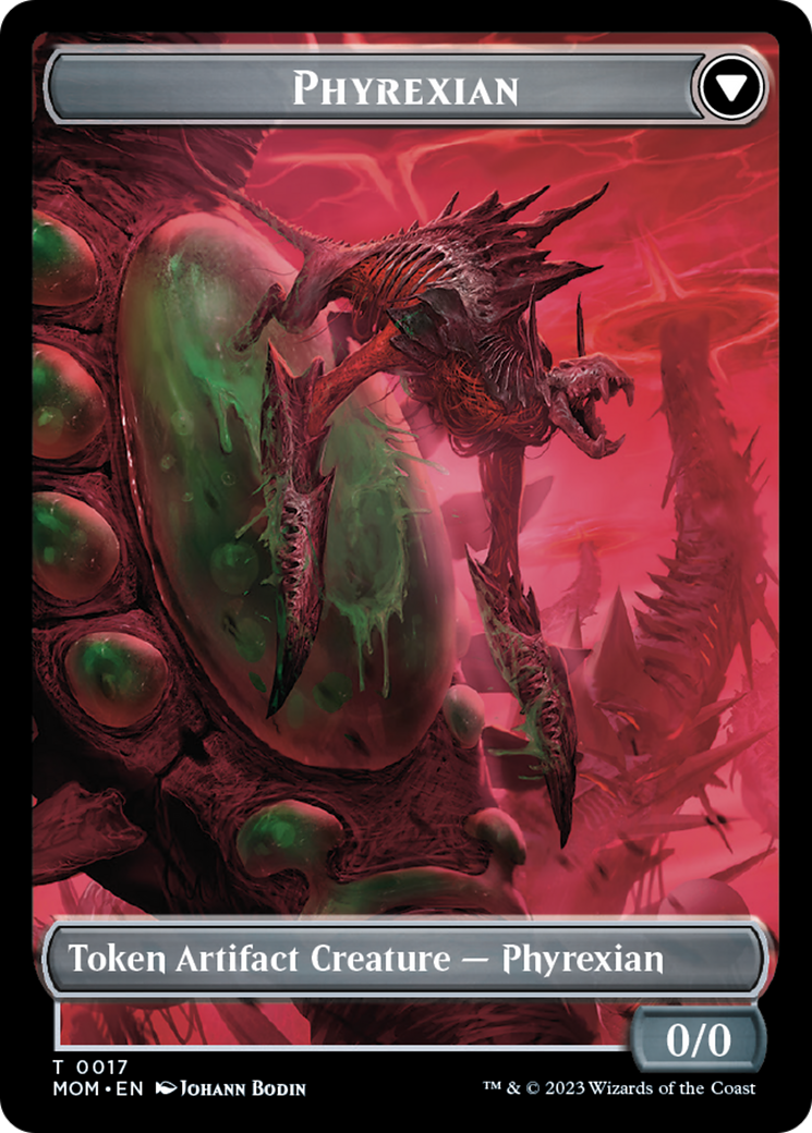 Incubator // Phyrexian (17) Double-Sided Token [March of the Machine Tokens] | Good Games Morley
