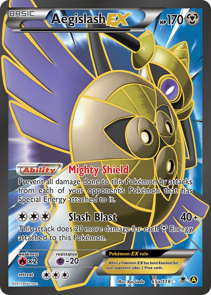 Aegislash EX (65a/119) [Alternate Art Promos] | Good Games Morley