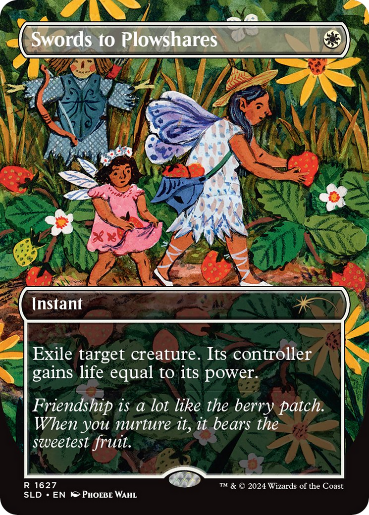 Swords to Plowshares (1627) (Rainbow Foil) [Secret Lair Drop Series] | Good Games Morley