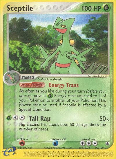 Sceptile (20/109) [EX: Ruby & Sapphire] | Good Games Morley