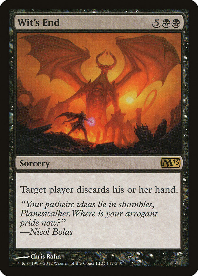 Wit's End 117/249 (Magic 2013 (M13))  - Foil | Good Games Morley