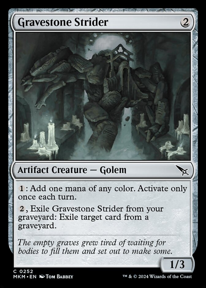 Gravestone Strider 252/286 (Murders at Karlov Manor)  | Good Games Morley