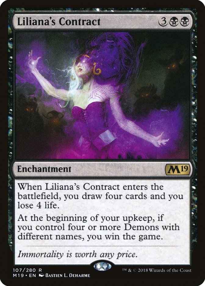 Liliana's Contract 107/280 (Core Set 2019)  | Good Games Morley