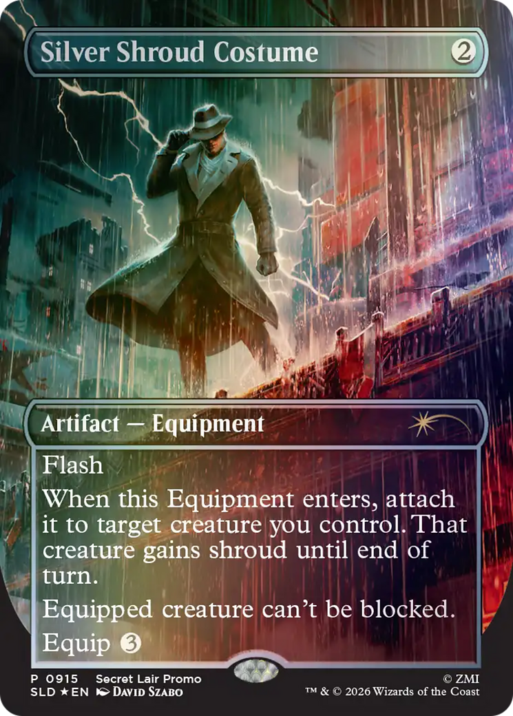 Silver Shroud Costume [Secret Lair Drop Series] | Good Games Morley