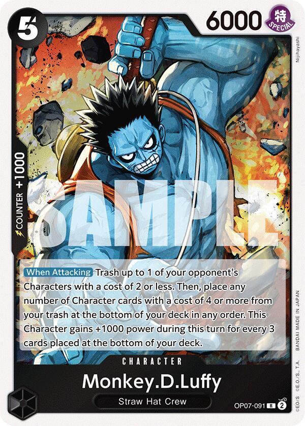 Monkey.D.Luffy OP07-091 (500 Years in the Future)  - Foil | Good Games Morley