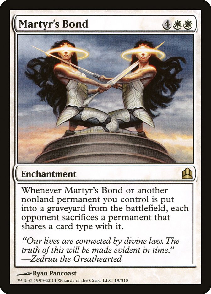 Martyr's Bond 19/318 (Commander)  | Good Games Morley