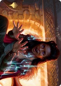 Birgi, God of Storytelling Art Card (Gold-Stamped Signature) [Kaldheim Art Series] | Good Games Morley