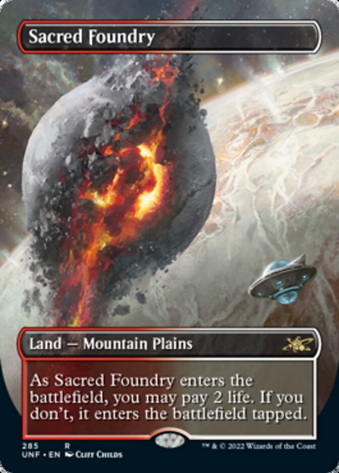Sacred Foundry (Borderless) [Unfinity] | Good Games Morley