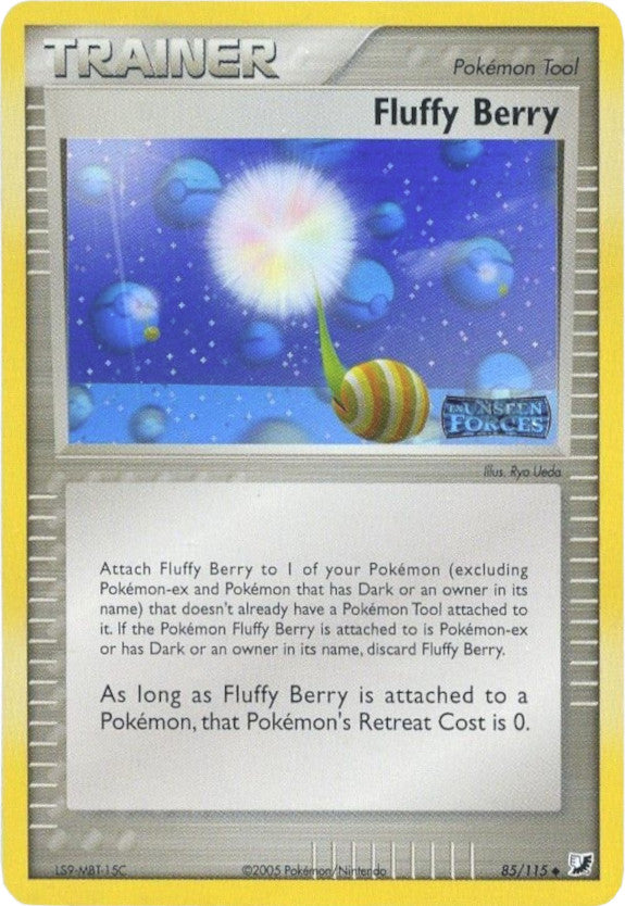 Fluffy Berry (85/115) (Stamped) [EX: Unseen Forces] | Good Games Morley