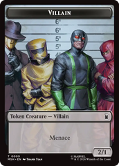 Robot Hero // Villain Double-Sided Token [Marvel Super Heroes Commander Tokens] | Good Games Morley