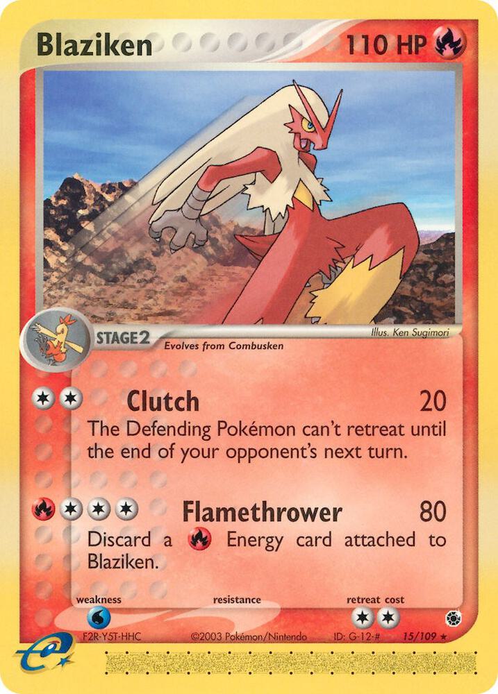 Blaziken 15/109 (EX Ruby and Sapphire)  | Good Games Morley