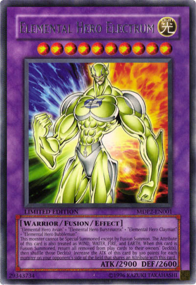Elemental Hero Electrum [MDP2-EN001] Rare | Good Games Morley