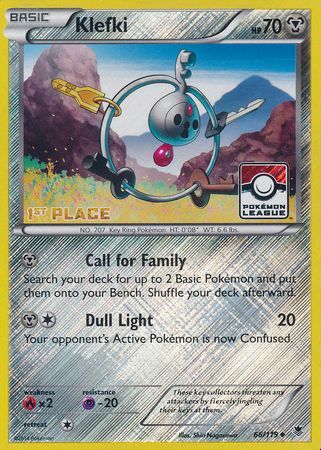 Klefki (66/119) (League Promo 1st Place) [XY: Phantom Forces] | Good Games Morley